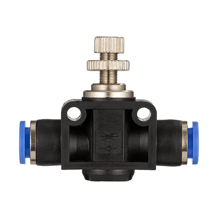 Регулятор расхода воздуха SCF, 4 мм, пластик, тип SCF, TLP-SCF4 TITAN LOCK