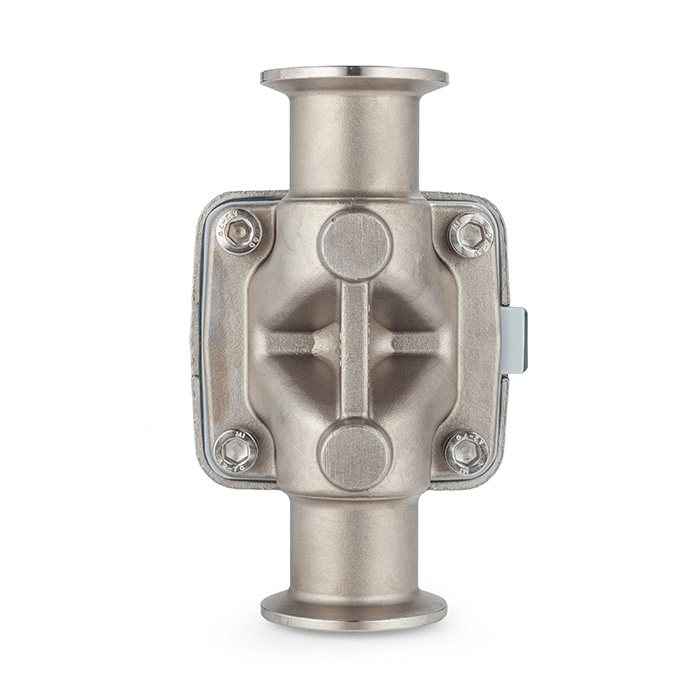 Мембранный клапан нерж.316 типа clamp, с пневмоприводом (нерж.), DN32 DIN TL32DVCL-PS TITAN LOCK