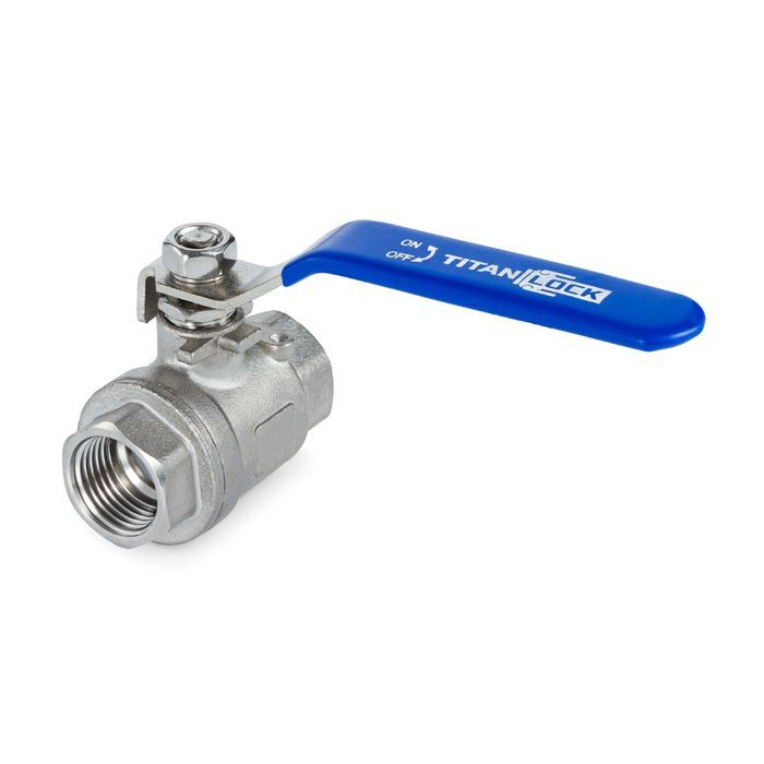 1in, шаровый кран, резьба BSP, нерж. сталь TL100BVSS TITAN LOCK