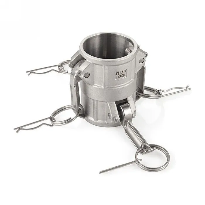 Камлок нержавеющий тип DD (переходник розетка 1 1/2" х розетка 1 1/2"), AISI316, TL150DDSS TITAN LOCK