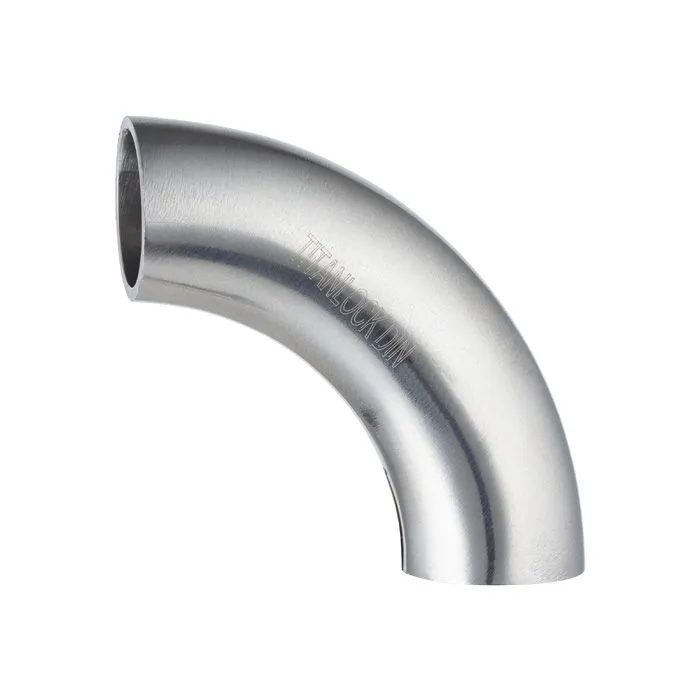 Отвод под сварку, 90 градусов, DN 100, нерж. сталь 316, TLWB100/90SS TITAN LOCK