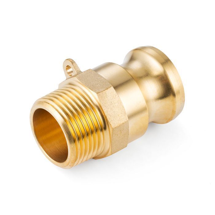 Камлок латунный тип F ниппель, наруж. резьба BSP 2 1/2", TL250FBR TITAN LOCK