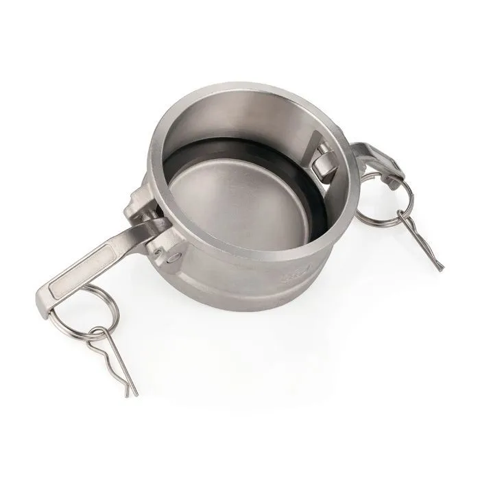 Камлок нержавеющий тип DC, заглушка для ниппеля 3", AISI316, TL300DCSS316 TITAN LOCK