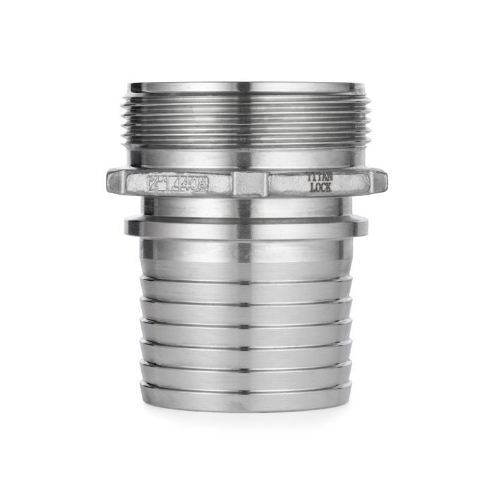 0,75in, штуцер с наружной резьбой под рукав, нерж. сталь, TLSM19SS TITAN LOCK