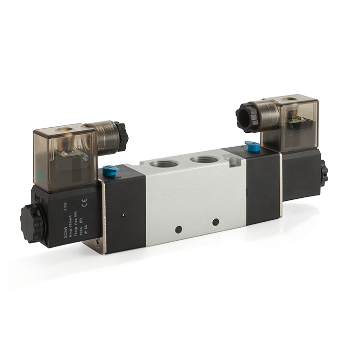 Пневмораспределитель электромагнитный 4V, серия 300, 2 канала, 10 мм, DC24V, TL4V320-10DC24V TITAN LOCK