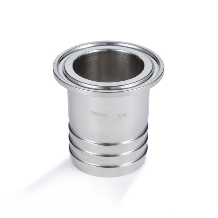 Штуцер CLAMP под рукав DN65 (хвостовик 69мм), нерж. 316, DIN TL65CLH-M TITAN LOCK