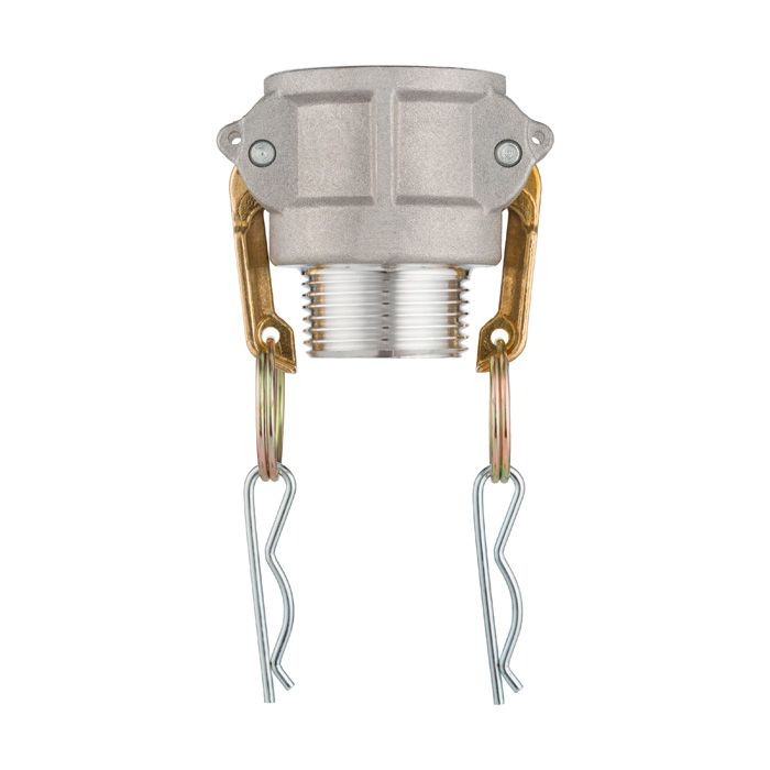 Камлок алюминиевый тип B розетка, наруж. резьба BSP 1", TL100BAL TITAN LOCK