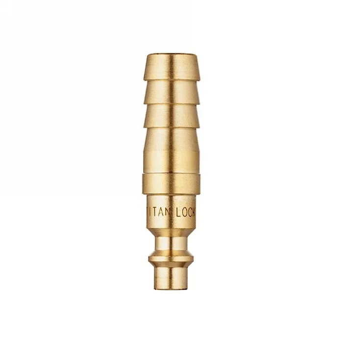 1/4in, БРС серия D, ISO 6150 B, ниппель, хвост под рукав, латунь TL2DMH-B TITAN LOCK