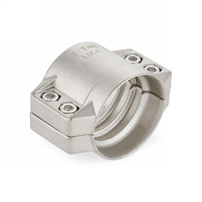 Усиленный 4-х болтовый хомут, алюминий, TL75X10AL TITAN LOCK