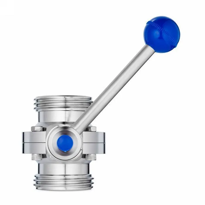 Кран шаровый нержавеющий (AISI304) DN50, типа резьба-резьба, DIN TLHBV050THS TITAN LOCK