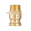Камлок латунный тип F ниппель, наруж. резьба BSP 3/4", TL75FBR TITAN LOCK