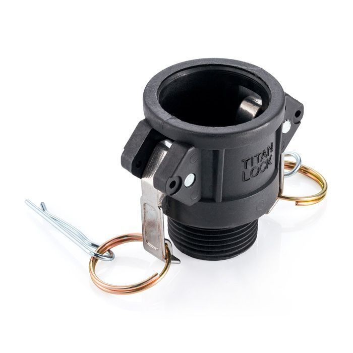 Камлок полипропиленовый тип B розетка, наруж. резьба BSP 2", TL200BPP TITAN LOCK