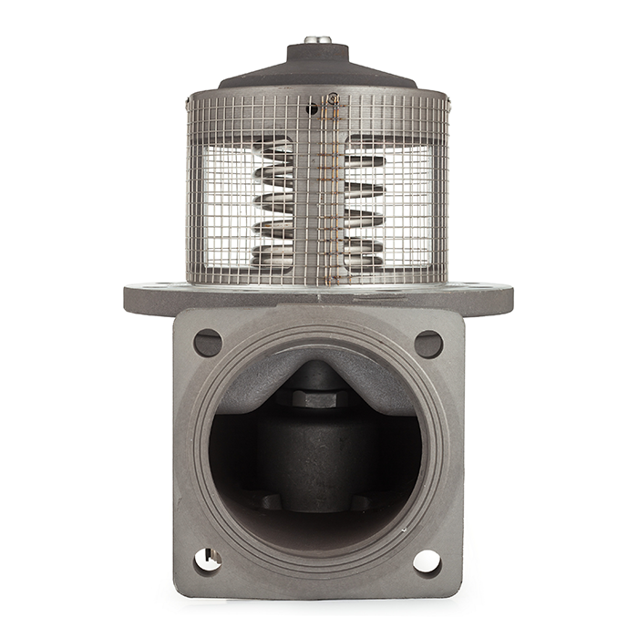 Пневматический донный клапан, квадратный фланец, алюминий, 4in, TL400PBV-S TITAN LOCK