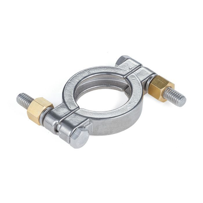 Хомут CLAMP двухболтовый усиленный DN40 нерж.304, DIN TL40CLCR TITAN LOCK