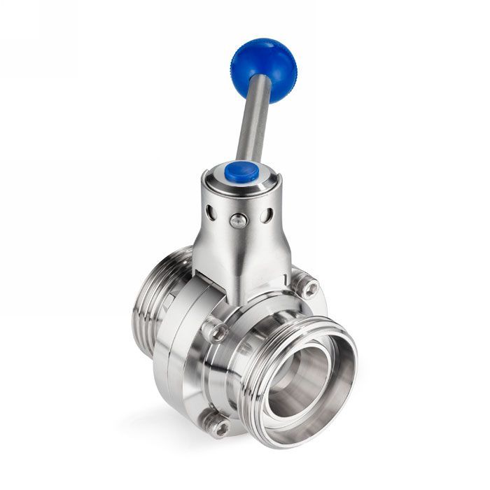 Кран шаровый нержавеющий (AISI304) DN65, типа резьба-резьба, DIN TLHBV065THS TITAN LOCK