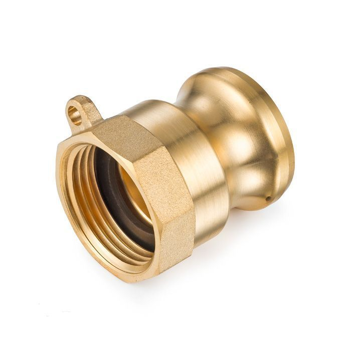 Камлок латунный тип A ниппель, внутр. резьба BSP 1 1/4", TL125ABR TITAN LOCK