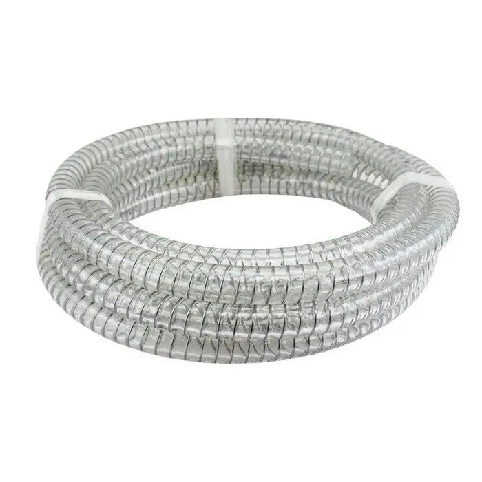 Пищевой нап.-всас. ПВХ рукав, армированный стальной спиралью "LADOGA", внутр.диам.38 мм TL038LG TITAN LOCK