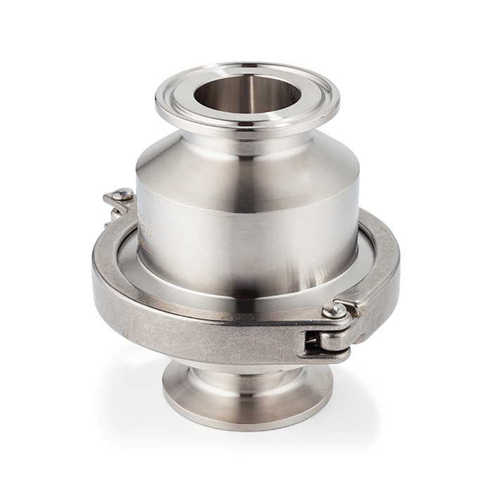 Обратный клапан нержавеющий (AISI304) DN100, типа clamp-clamp TLCV100CLS TITAN LOCK