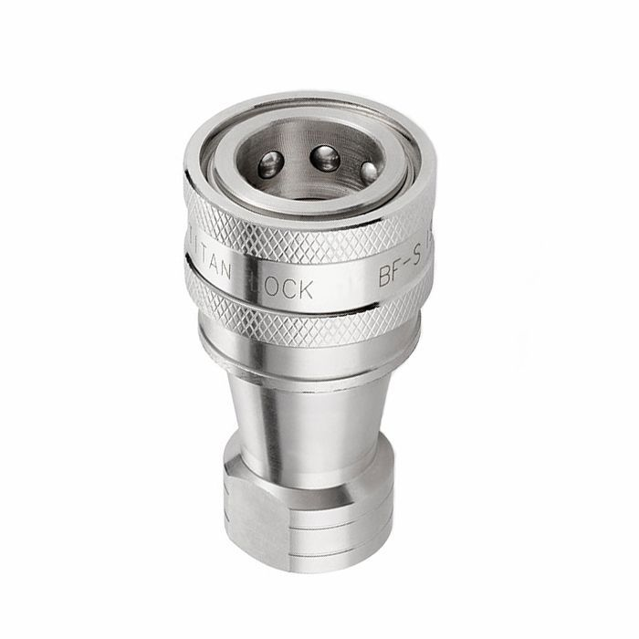 1/4in, БРС серия B, ISO 7241-B, розетка, оцинк. сталь TL2BF TITAN LOCK