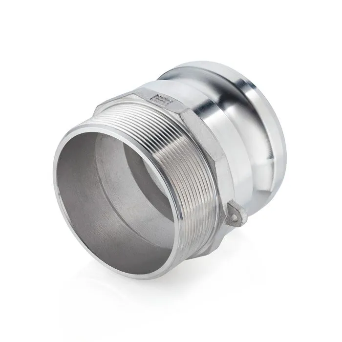 Камлок нержавеющий тип F серия "EcoLine" ниппель, наруж. резьба BSP 4", AISI304, TL400FSS-EL TITAN LOCK