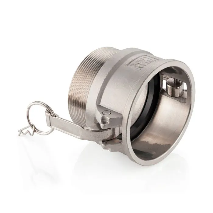 Камлок нержавеющий тип B розетка, наруж. резьба BSP 3", AISI316, TL300BSS316 TITAN LOCK