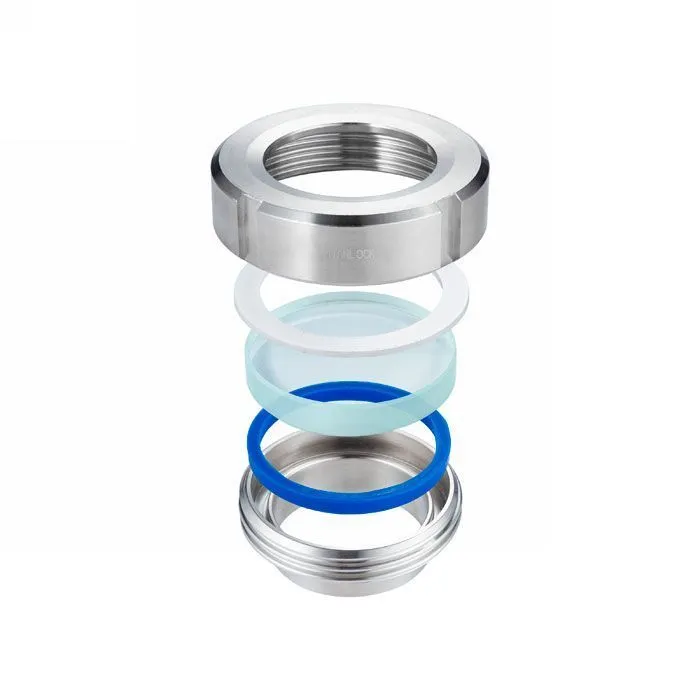 Диоптр гаечный под сварку, нержавеющий, DN150, TL150DWWD TITAN LOCK