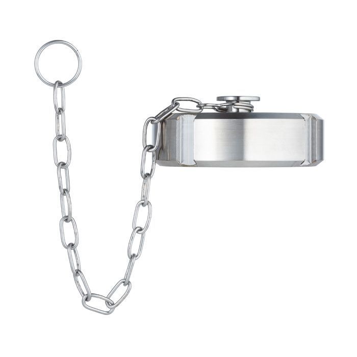 Молочная гайка глухая с цепочкой DIN 11851 DN100 нерж. 304 TL100NBCHS TITAN LOCK