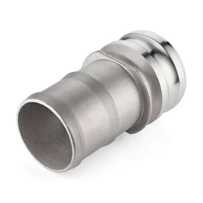Камлок неражавеющий тип E серия "EcoLine" ниппель с хвостовиком 8", TL800ESS-EL TITAN LOCK