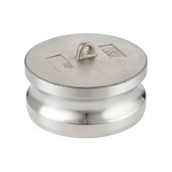 Камлок нержавеющий тип DР, заглушка для розетки 8", AISI304, TL800DPSS TITAN LOCK