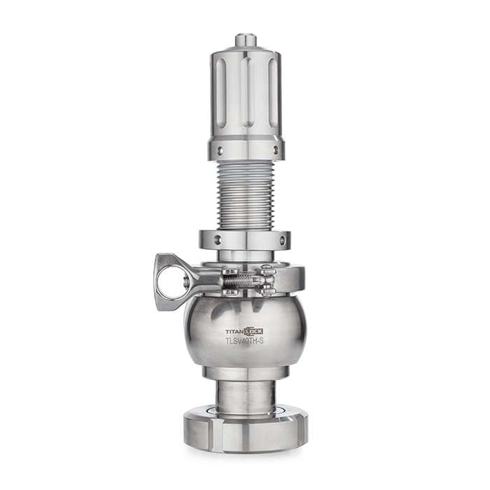 Предохранительный клапан нержавеющий гайка, DN40, TLSV40N-S TITAN LOCK