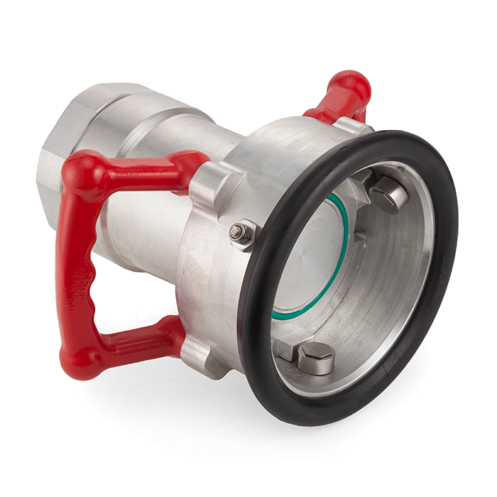 Соединение ZEVS ("сухой" разъем) розетка, 4in, BSP, материал алюм. TLDDC400-AL TITAN LOCK