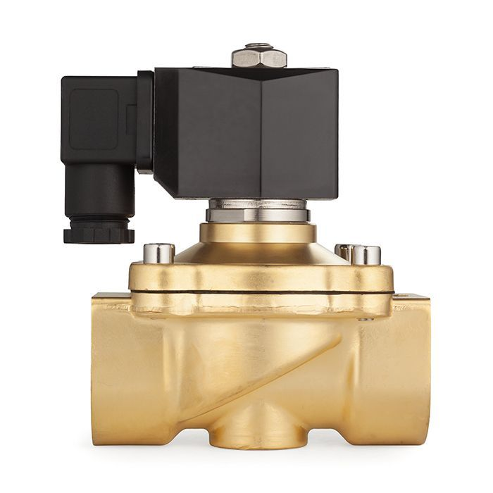 Соленоидный клапан нормально-закрытый, прямого действия, 220В, PN10, Латунь/EPDM, DN15, TLSC15/10EP1B TITAN LOCK