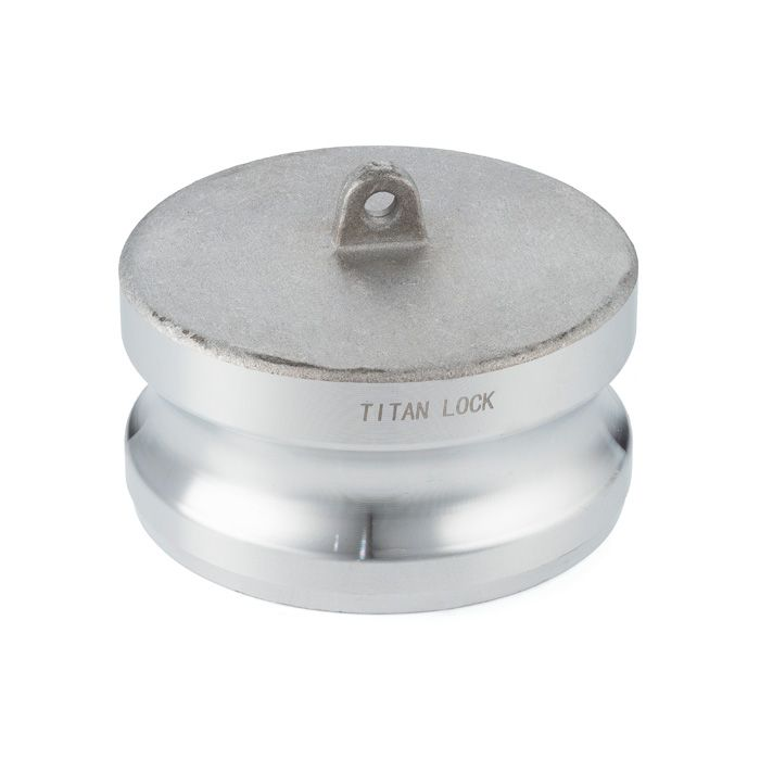 Камлок алюминиевый тип DР, заглушка для розетки 8", TL800DPAL TITAN LOCK