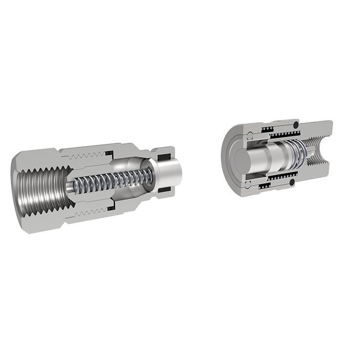 1/2in, БРС серия C, ISO 16028, розетка, оцинк. сталь TL4CF TITAN LOCK