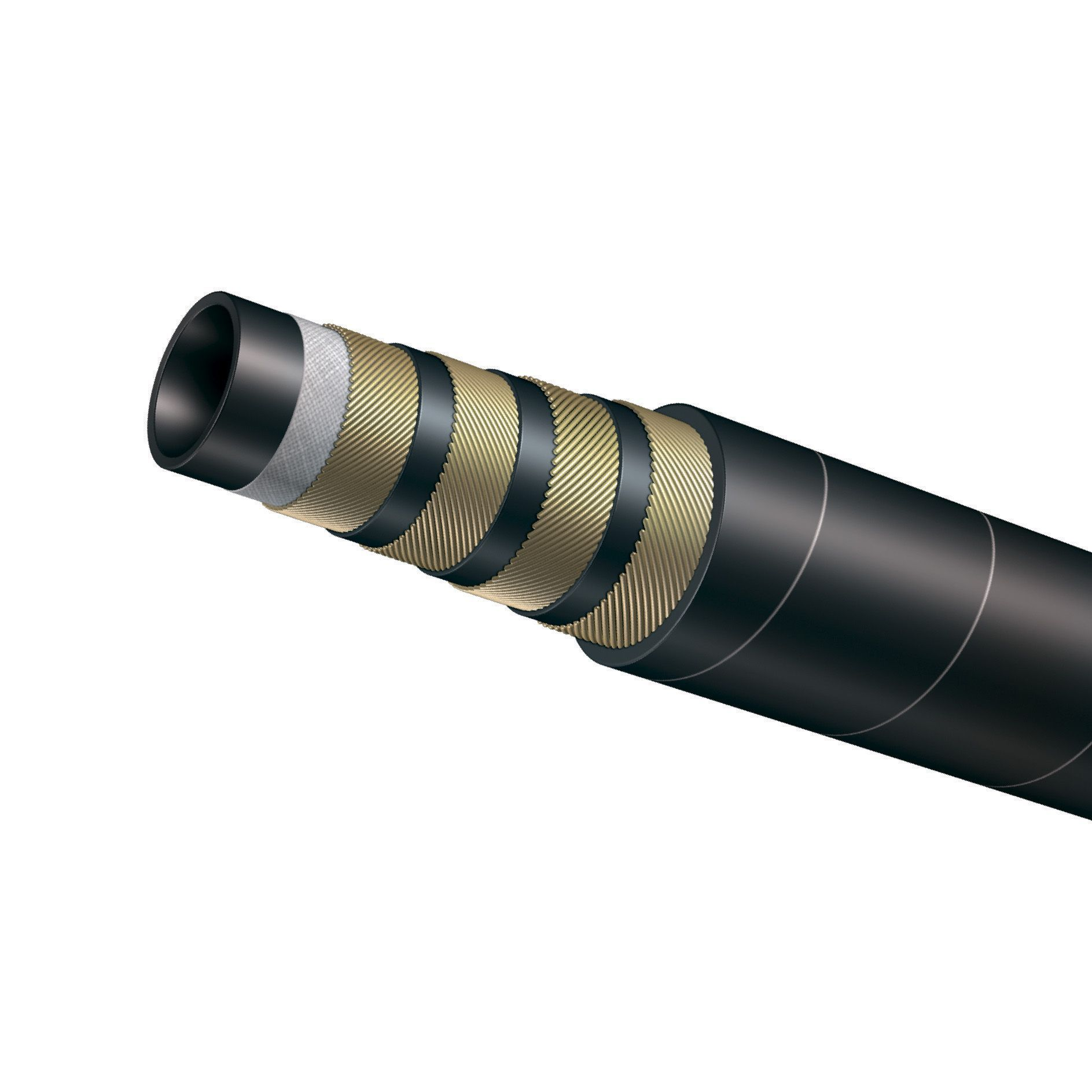 Рукав высокого давления GEYSER 4SP EN856, внутр.диам. 10мм, TLGY010-4SP TITAN LOCK