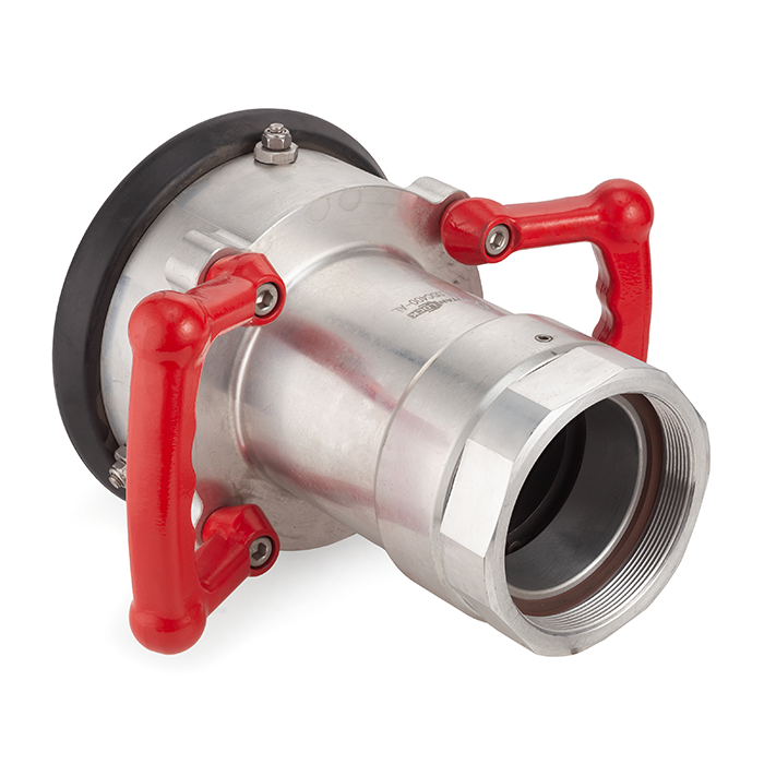 Соединение ZEVS ("сухой" разъем) розетка, 4in, BSP, материал алюм. TLDDC400-AL TITAN LOCK