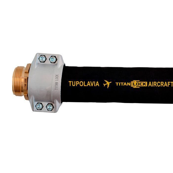 Рукав для авиационного топлива и заправки самолетов TUPOLAVIA, напорный, внутр. диам. 50мм, -30C, 20 Бар, TL050TUP TITAN LOCK
