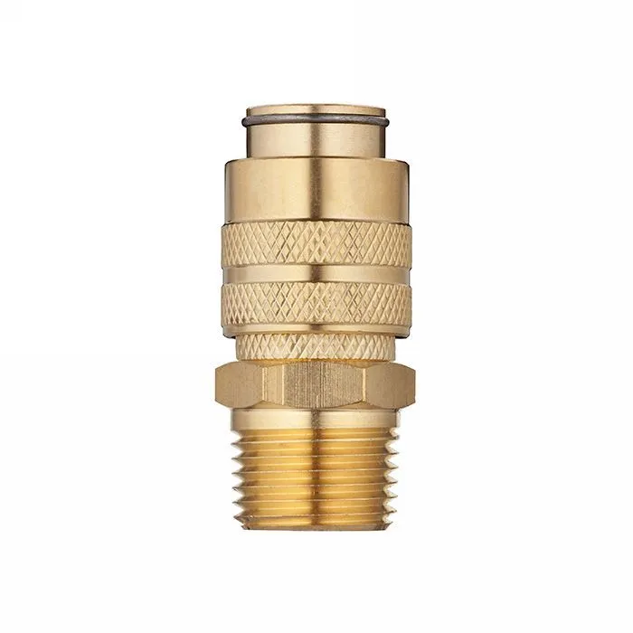 3/8in, БРС серия D, ISO 6150 B, розетка, нар.резьба, латунь TL3DFS-B TITAN LOCK