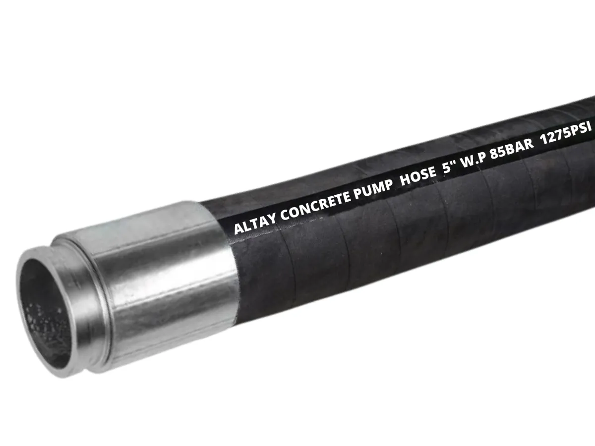 4in, Рукав для бетона «ALTAY», DN100, 2 фланца SK (4,5"), длина 4 м, 85bar, TL100AT-4000-2F TITAN LOCK