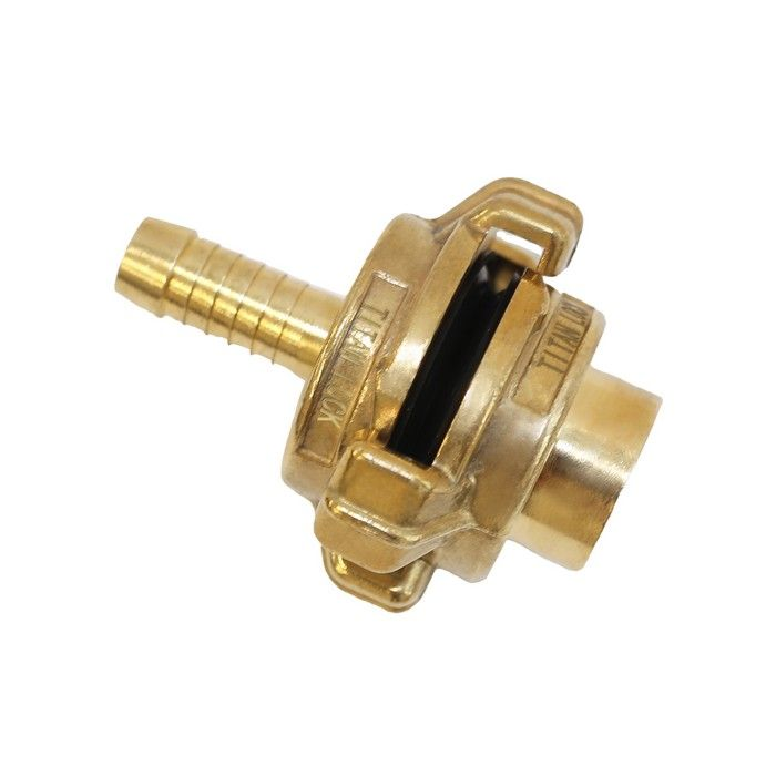 Универсальное соединение для воды NEPTUN (GEKA) с концом под рукав, 5/8" (16мм), латунь, TLNPH5/8-BR TITAN LOCK