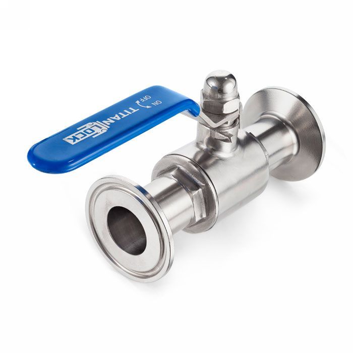 Пищевой шаровый кран полнопроходной типа "clamp-clamp", DN80 нерж. 304, TL80SBV-CL TITAN LOCK