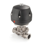 Мембранный клапан нерж.316 типа clamp, с пневмоприводом (полипроп.), DN40 DIN TL40DVCL-PP TITAN LOCK