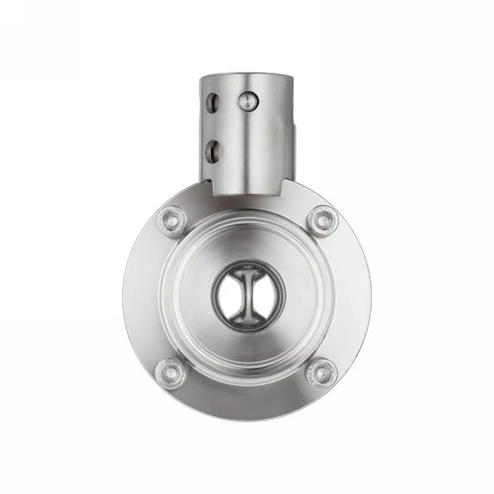 Затвор дисковый нержавеющий (AISI304) DN40, типа clamp-clamp TLSD040CLS TITAN LOCK