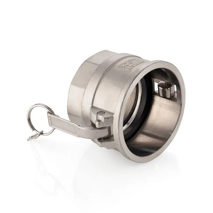 Камлок нержавеющий тип D розетка, внутр. резьба BSP 8", AISI304, TL800DSS TITAN LOCK