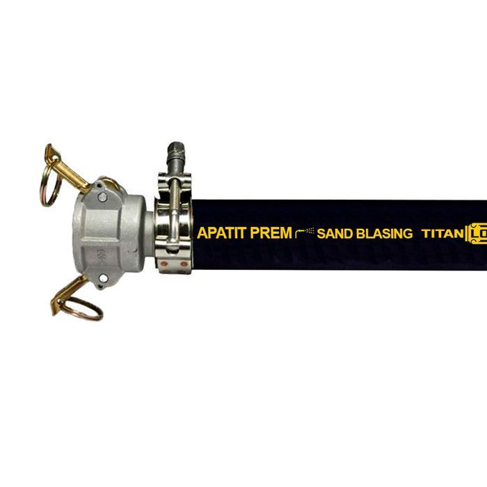 Пескоструйный рукав «APATIT-PREM», внутр.диам. 76мм,12bar, TL076AP-PR TITAN LOCK