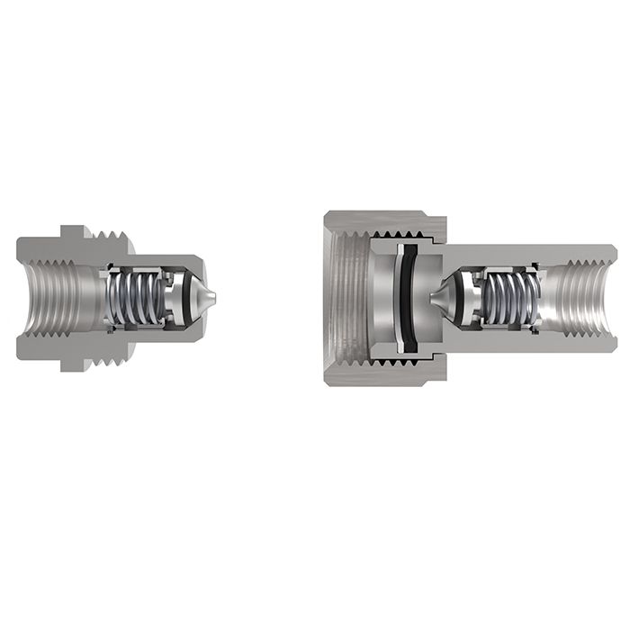 1/2in, БРС серия L (TGW) резьбовая, ниппель, оцинк. сталь TL4LM TITAN LOCK