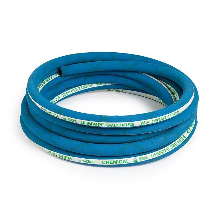 Химостойкий рукав «URAL-PREM», внутр. диам. 20мм, -40С, 16bar, UHMWPE, нап/всас TL020UR-PR TITAN LOCK