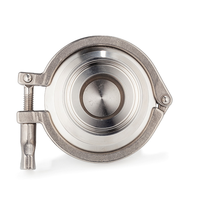 Обратный клапан нержавеющий (AISI304) DN100, типа clamp-clamp TLCV100CLS TITAN LOCK