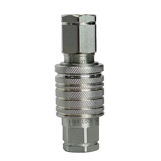 1/2 in, БРС серия M, ISO 5675, ниппель с метрической внутр. резьбой, оцинк. сталь TL4M-PF/18X1.5 TITAN LOCK