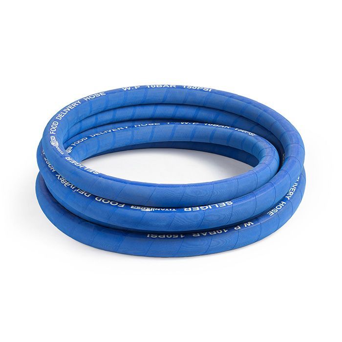 Пищевой напорный рукав «SELIGER», вн. диам. 16мм, -40C, 10bar, EPDM, TL016SL TITAN LOCK